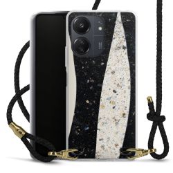 Carry Case Transparent Leather black/gold