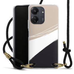 Carry Case Transparent Leather black/gold