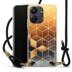 Carry Case Transparent Leather black/gold