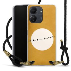 Carry Case Transparent Leather black/gold