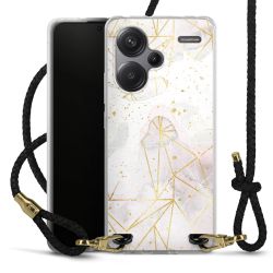 Carry Case Transparent Leather black/gold