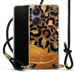 Carry Case Transparent Leather black/gold