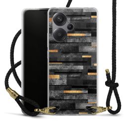 Carry Case Transparent Leather black/gold