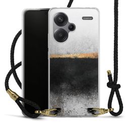 Carry Case Transparent Leather black/gold