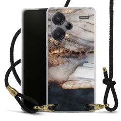 Carry Case Transparent Leather black/gold