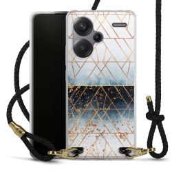 Carry Case Transparent Leather black/gold