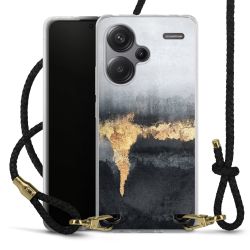 Carry Case Transparent Leather black/gold