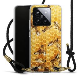 Carry Case Transparent Leather black/gold