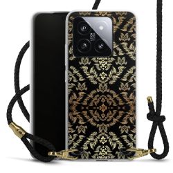 Carry Case Transparent Leather black/gold