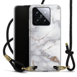 Carry Case Transparent Leather black/gold