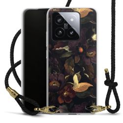 Carry Case Transparent Leather black/gold