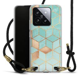 Carry Case Transparent Leather black/gold