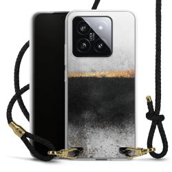 Carry Case Transparent Leather black/gold