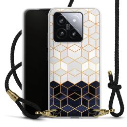 Carry Case Transparent Leather black/gold