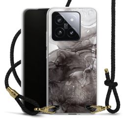 Carry Case Transparent Leather black/gold