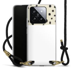 Carry Case Transparent Leather black/gold