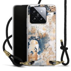 Carry Case Transparent Leather black/gold