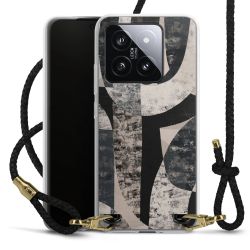 Carry Case Transparent Leather black/gold