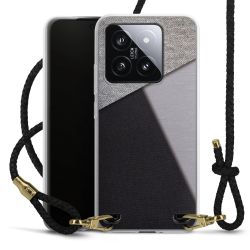 Carry Case Transparent Leather black/gold