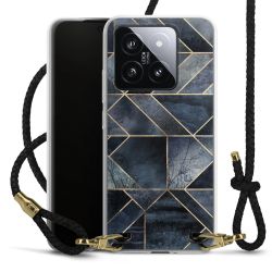 Carry Case Transparent Leather black/gold