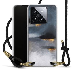 Carry Case Transparent Leather black/gold