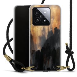 Carry Case Transparent Leather black/gold