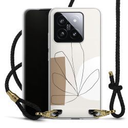 Carry Case Transparent Leather black/gold