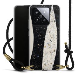 Carry Case Transparent Leather black/gold