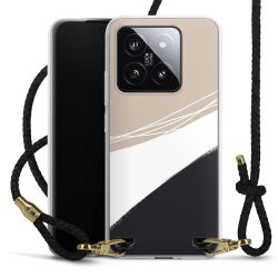 Carry Case Transparent Leather black/gold