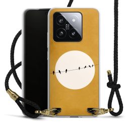 Carry Case Transparent Leather black/gold