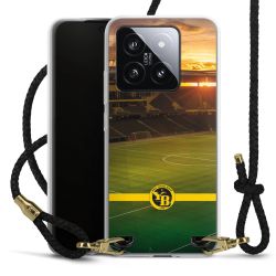 Carry Case Transparent Leather black/gold