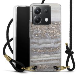 Carry Case Transparent Leather black/gold