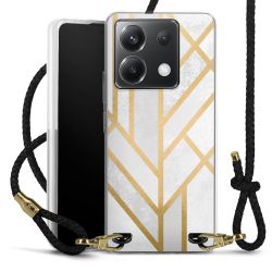 Carry Case Transparent Leather black/gold