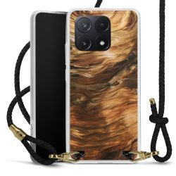 Carry Case Transparent Leather black/gold