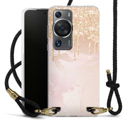 Carry Case Transparent Leather black/gold