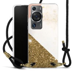 Carry Case Transparent Leather black/gold