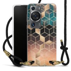 Carry Case Transparent Leather black/gold