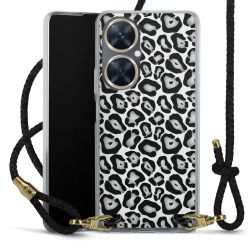 Carry Case Transparent Leather black/gold