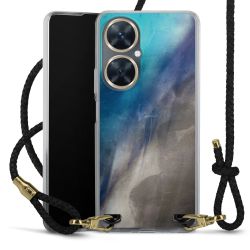 Carry Case Transparent Leather black/gold