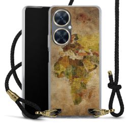 Carry Case Transparent Leather black/gold