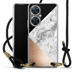 Carry Case Transparent Leather black/gold