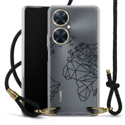 Carry Case Transparent Leather black/gold