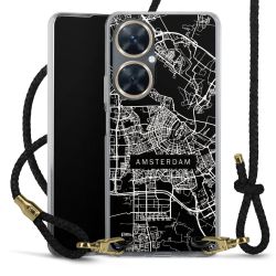 Carry Case Transparent Leather black/gold