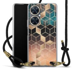 Carry Case Transparent Leather black/gold