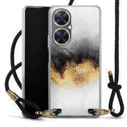 Carry Case Transparent Leather black/gold