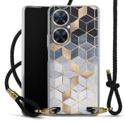 Carry Case Transparent Leather black/gold