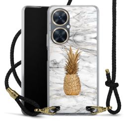 Carry Case Transparent Leather black/gold