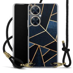 Carry Case Transparent Leather black/gold