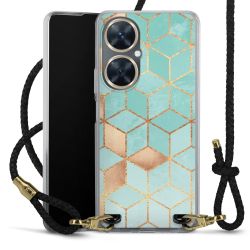 Carry Case Transparent Leather black/gold