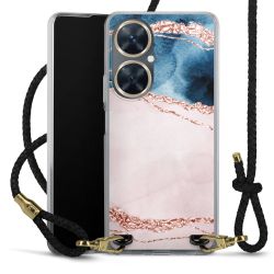 Carry Case Transparent Leather black/gold